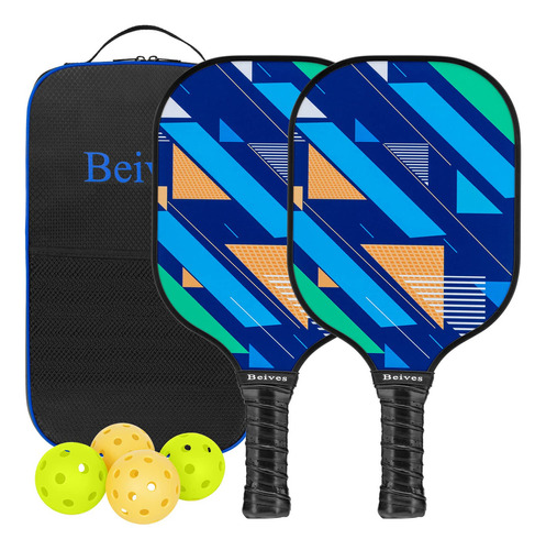 Pala De Pickleball De Grafito Beives Juego De Bolas Ligeras