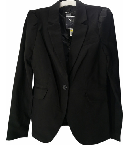 Saco Blazer Para Dama Moda Negro Talla S