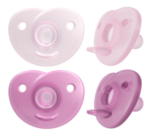 Chupon Silicon Curvo Soothie Philips Avent 0-6m 2pz