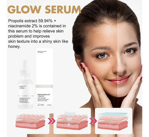 The Ordinary Niacinamida 10% y zinc 1% Serum Facial Anti-manchas Despigmentante Con Niacinamida Para Todo Tipo De Piel Incluso Piel Sensible día noche Para Todo Tipo De Piel 30 Ml