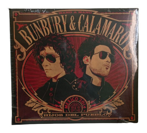 Bunbury & Calamaro Hijos Del Pueblo Mano A Man Cd Arg Nuevo 