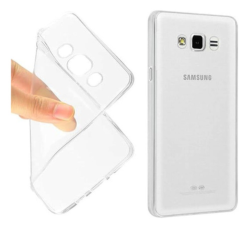 Forro Bryp Samsung J7 Prime Antigolpes Silicone Transparente