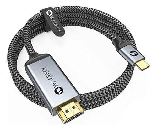 Cable Usb C A Hdmi De Warrky, 4 K, [10 Pies/3 M, Trenzado, A