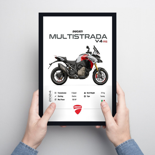 Cuadro 20x30 Moto Ducati Multistrada