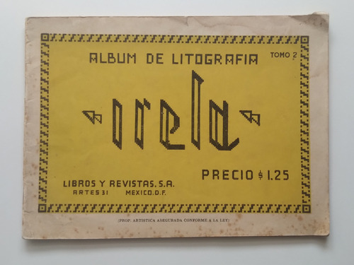 Album De Litografía T. Ii Irela. J2