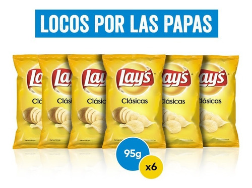 Locos Por Las Papas 570 Grs | Snacks Picadas Cumpleaños