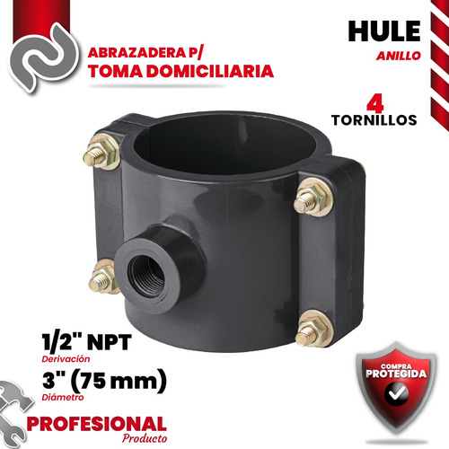 Abrazadera Para Toma Domiciliaria Pp 3
