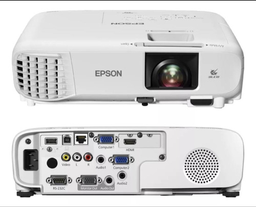 Proyector Epson Powerlite X49 3.800 Lúmenes, Color Blanco (Usado)
