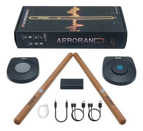 Aeroband Pocketdrum 2 Plus - Juego De Tambor De Aire Electri