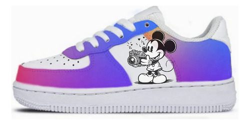 Zapatillas Pintadas A Mano Mickey (calidad Importada)