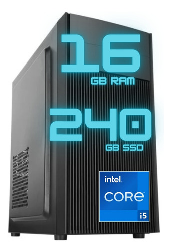 Computador Pc Cpu Intel I5 2a Ger. Ssd 240gb, 16gb Memória