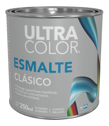 Ultracolor Esmalte Clasico Color Negro 250 Ml