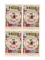 Comprar Hoja 4 Estampillas Filatelia Para La Paz Exfilca 1970