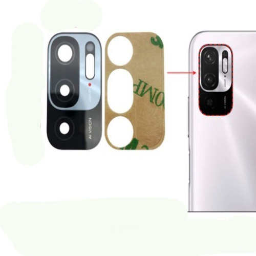 Repuesto Luna Lente Vidrio Camara Xiaomi Redmi Note 10 5g