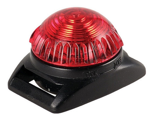 Imagen 2 de 2 de Luz De Seguridad Ip68 Roja