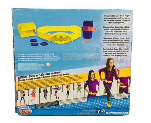 Dc Super Hero Girls Cinturón De Batgirl Mattel Nueva Sellada (Usado)