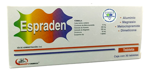 Espraden Alivio Problemas Digestivos C/30 Tabletas Degort's