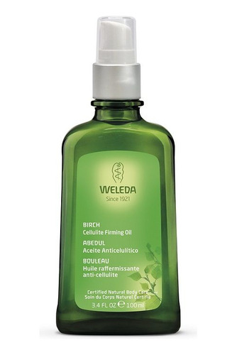 Aceite Abedul Celulitis Weleda - Tonifica, Reafirma - Vegano Tipo De Envase Vidrio Fragancia Abedul Tipos De Piel Todas