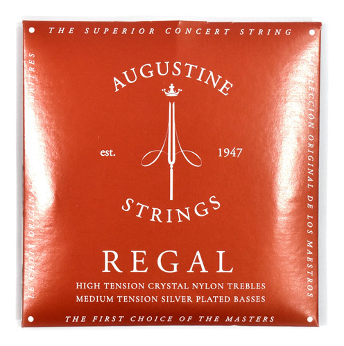Encordado Augustine Cr-red Regal Red P/guitarra Clasica