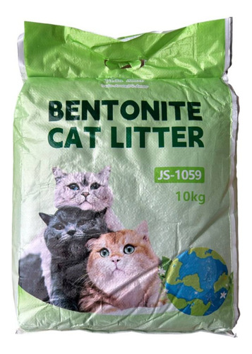 Arena Sanitaria Aglutinante 10 Kg Para Gatos Bentonita