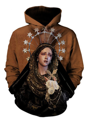 Impresión 3d De La Sudadera Con Capucha De La Virgen María