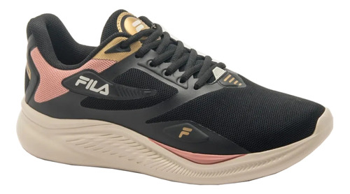 Zapatillas Fila Discovery color negro/rosa - adulto 35 AR