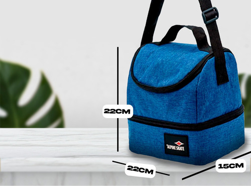 Lunchera Vianda Alpine Skate Termica Conserva Dos Pisos