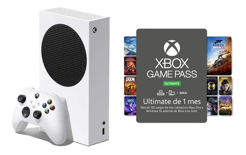 Imagen 1 de 6 de Consola Xbox Series S + 1 Mes De Game Pass Ultimate