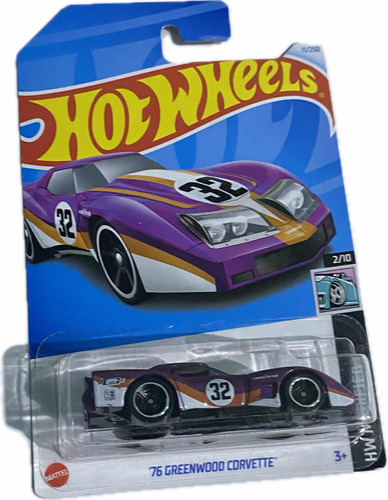 Hot Wheels 76 Greenwood Corvette Morado