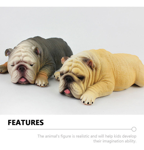 Nuevo Figuras En Miniatura For Adornar Un Bulldog