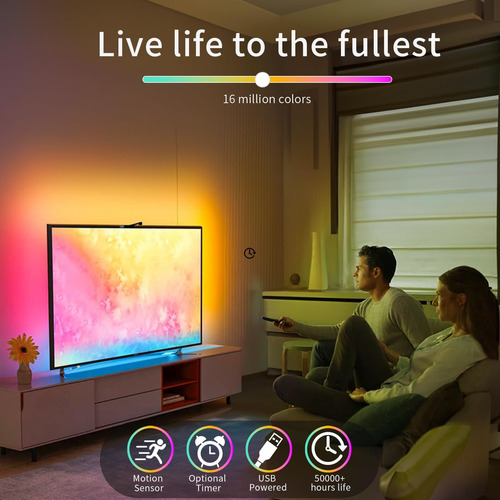 Sensor De Movimiento Rgb Luces De Tira Led