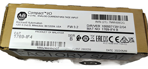 Allen Bradley 1769-if4 Módulo Compactlogix Análogo