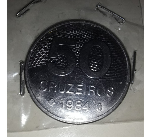 Moneda  50 Cruceiros 1984 Brasil Km 694.1