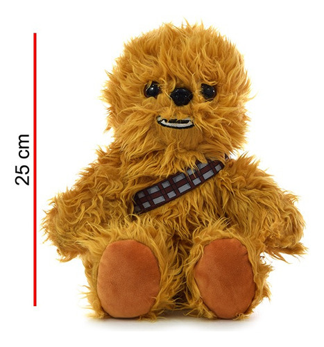 Imagen 1 de 3 de Star Wars Chewbacca De Peluche 25cm Phi Phi Toys