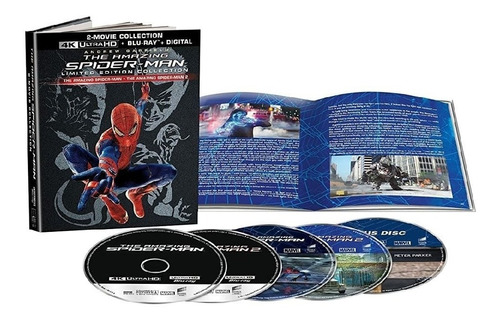 The Amazing Spiderman Bluray 4k Hd Película Digibook Nuevo 