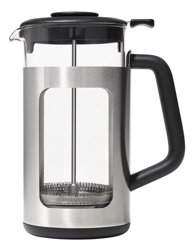 Oxo Brew - Cafetera De Prensa Francesa De Acero Inoxidable,