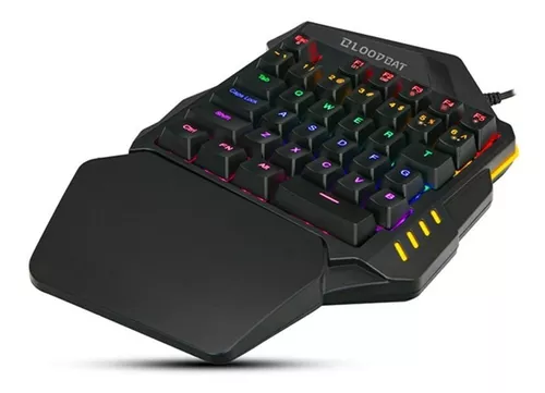 Teclado Gamer Pro G94 Rgb Con Macros 35 Teclas De Una Mano