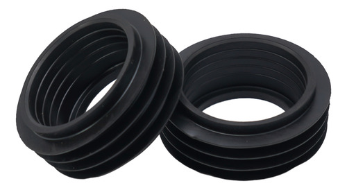 Parte De Sellado En Forma De Cono De Goma, Color Negro, 2 Pi