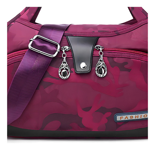 Bolsos Oxford Fash Medianos Impermeables Y Antipinchazos Par Color Rose
