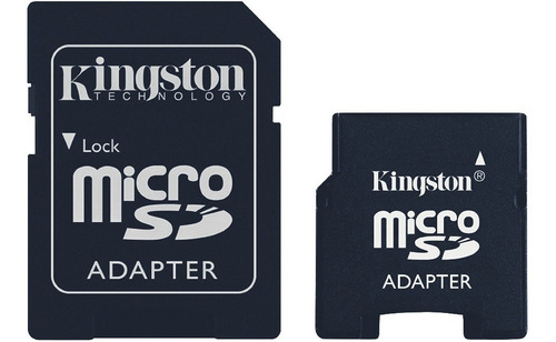 Cartão De Memória Microsdhc Kingston 4gb + 02 Adaptadores