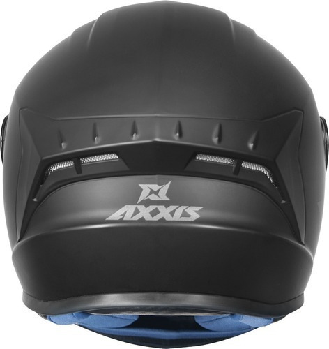 Imagem 4 de 9 de Capacete Axxis Draken Preto Fosco + Viseira Fume Cp7 54