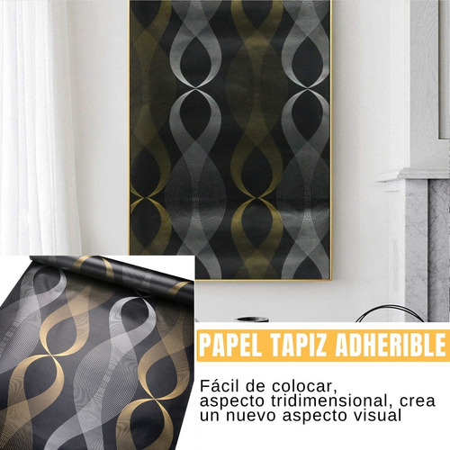 Imagen 6 de 10 de Papel Tapiz Adherible 10m X 45cm Minimalista Infinitos Tp20