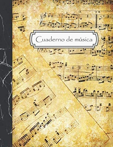 Libro: Cuaderno De Música: Cuaderno De Pentagramas Para 12