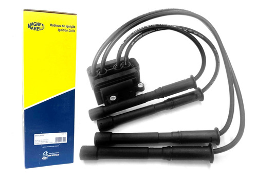 Jogo De Vela E Bobina Renault Clio 1.0 16v Flex