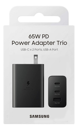 Samsung Cargador 65watts Para Galaxy S23 Plus Ultra