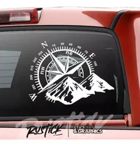 Comprar Calco Off Road Brujula Montañas 4x4 Ploteo Autos Camionetas