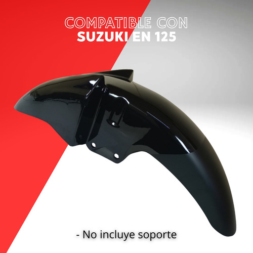 Guardabarro Delantero Suzuki En 125 2a Negro Cu