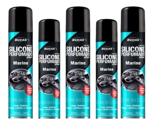 Imagem 1 de 6 de Silicone Spray Perfumado Bucas Rodabrill Marine 5 Unidad.