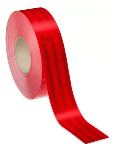 Cinta Reflectiva Rojo 3m Perimetral 5cm X 45.7 Metros H Y T