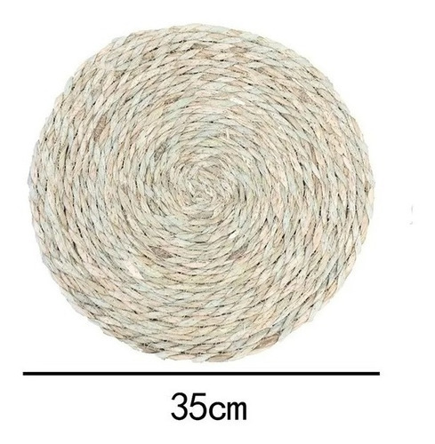 Set americano con 6 piezas de 35 cm de fibra de begonia 100% natural